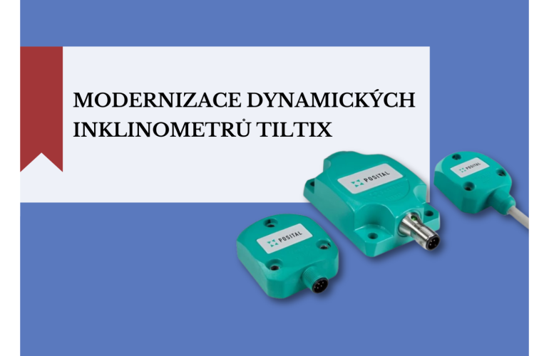 POSITAL modernizuje dynamické inklinometry TILTIX s kompenzací zrychlení - náhled